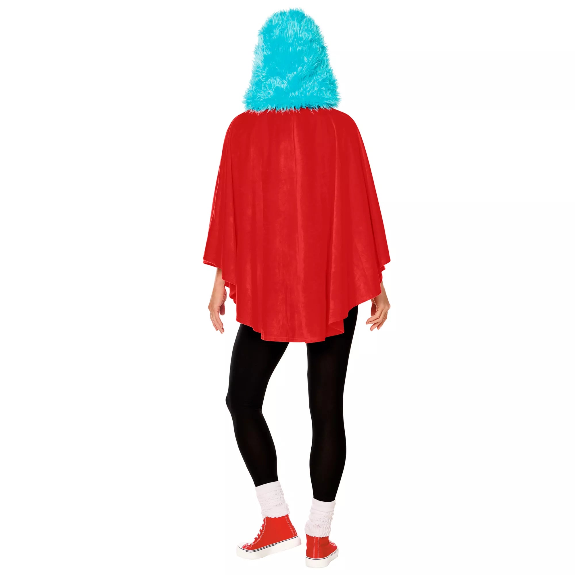 Adult Dr. Seuss Thing Poncho Costume