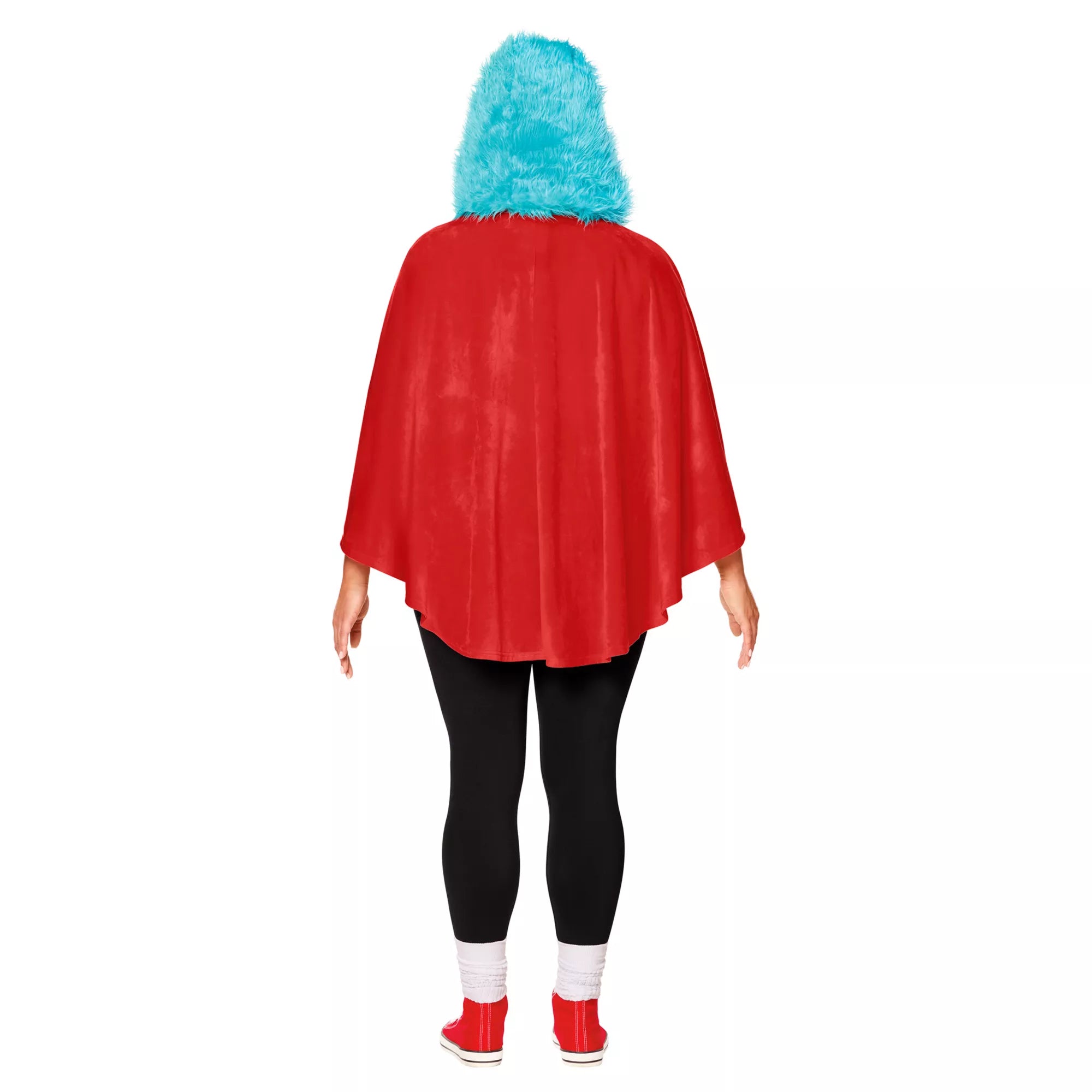 Adult Dr. Seuss Thing Poncho Costume