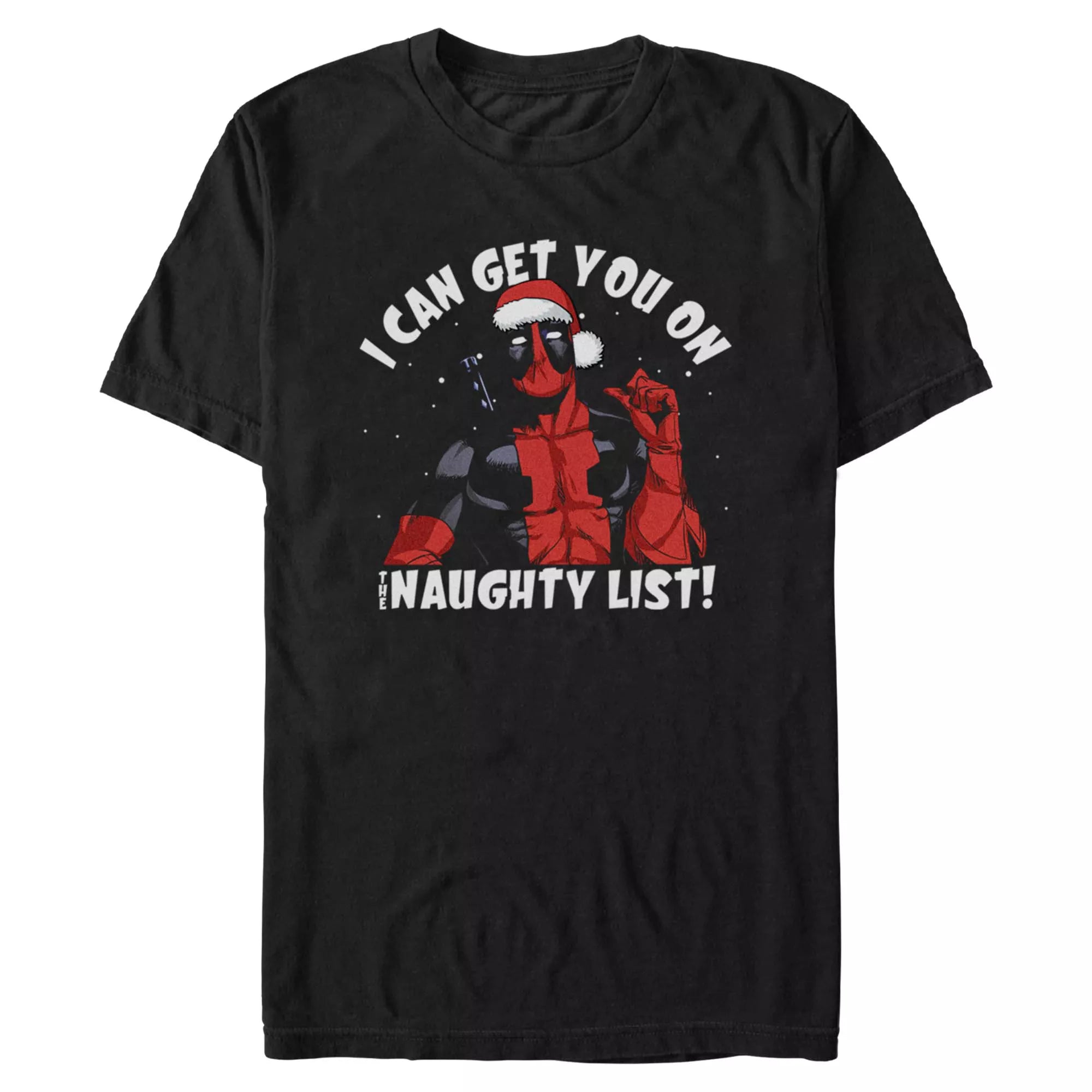 Deadpool The Naughty List T Shirt