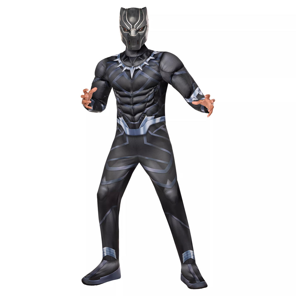 Kids Black Panther Muscle Suit Costume - Avengers