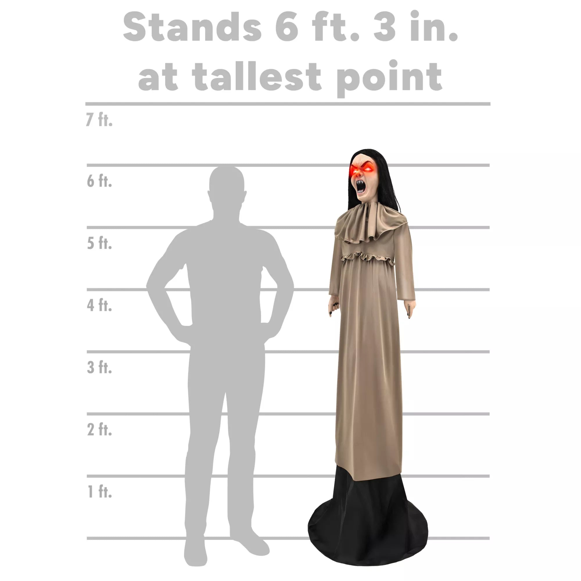 6 Ft 3 In Darcy Doom Animatronic