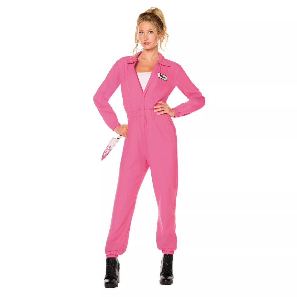 Adult Pink Michael Myers Jumpsuit Costume - Halloween II