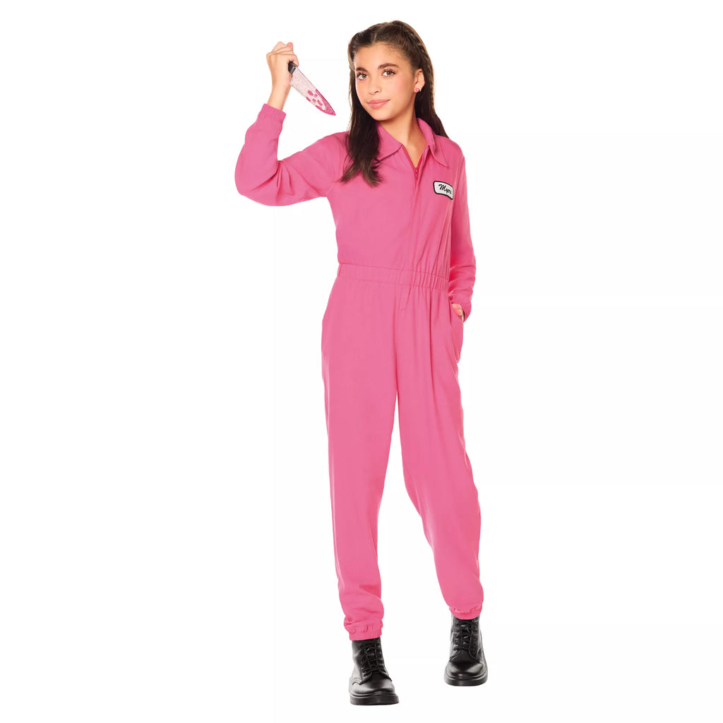 Kids Pink Michael Myers Jumpsuit