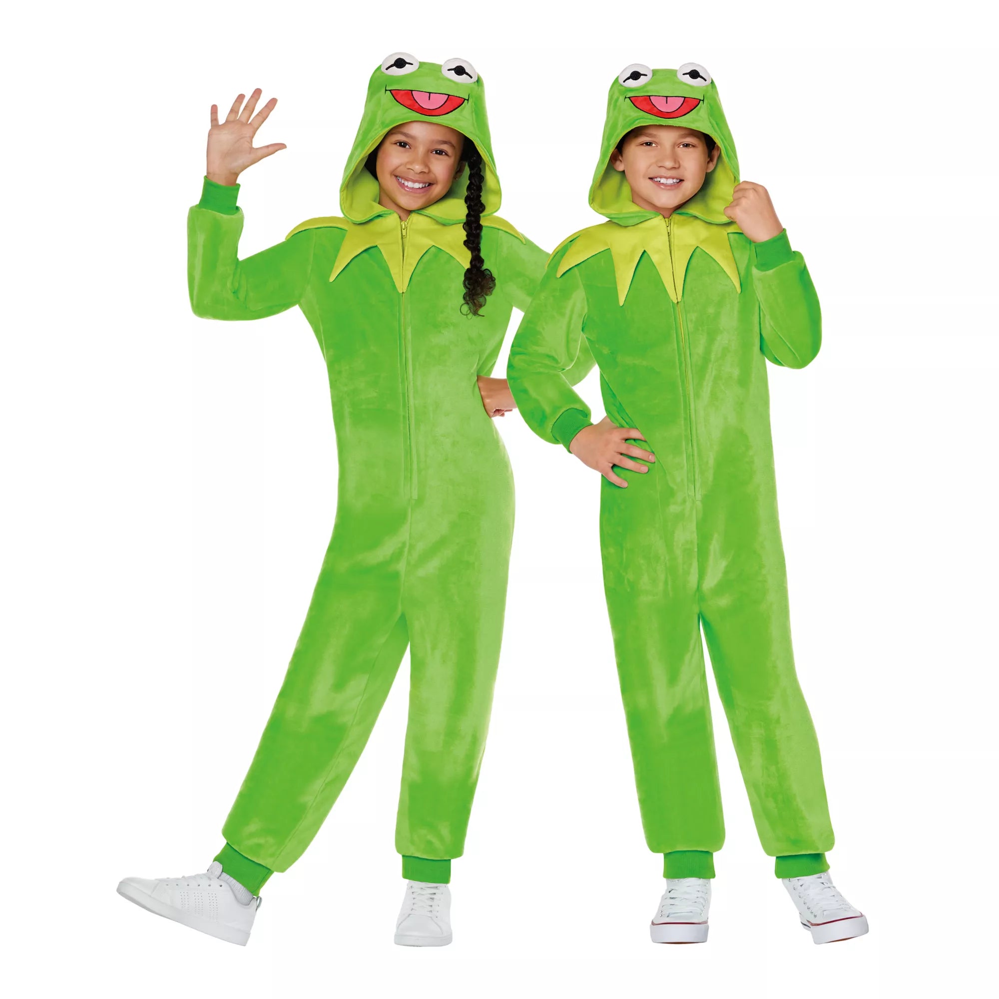 Kids Kermit the Frog Jumpsuit Costume - The Muppets