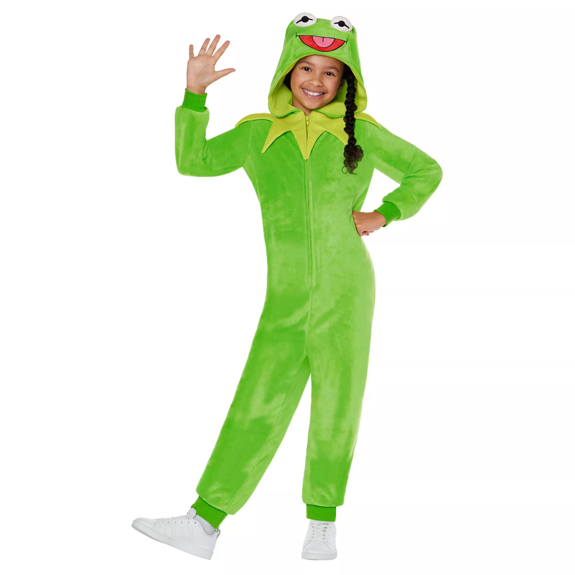 Kids Kermit the Frog Jumpsuit Costume - The Muppets