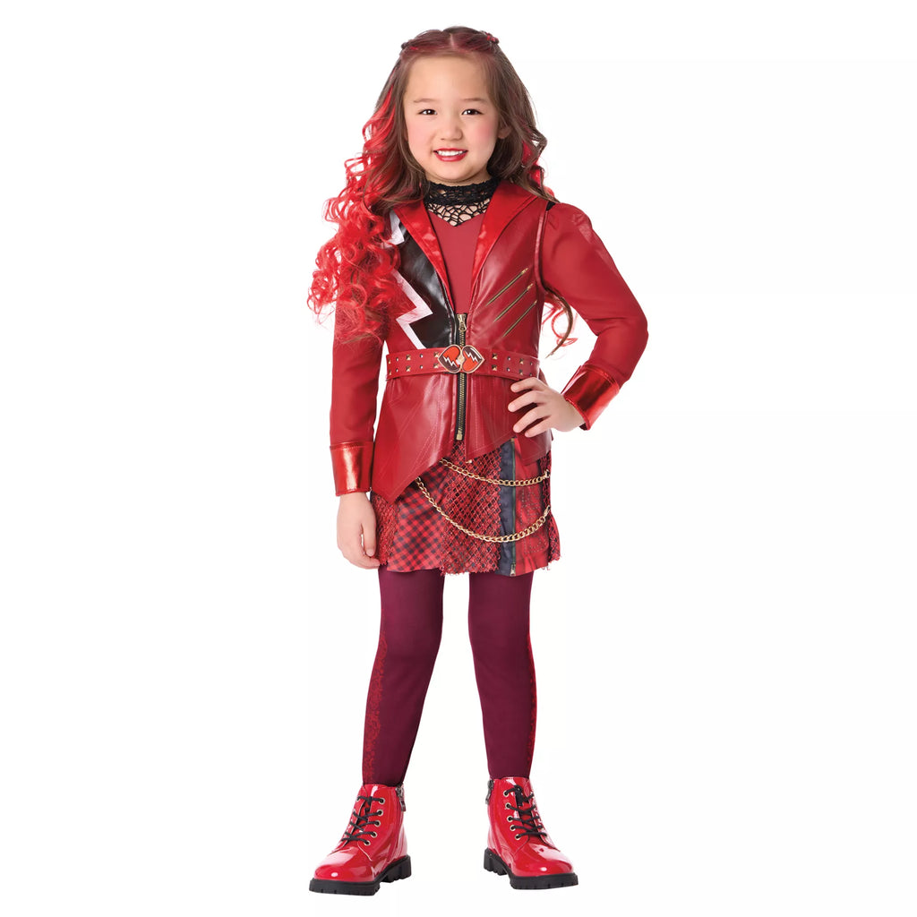 Toddler Red Dress Costume - Descendants: Wicked Wonderland