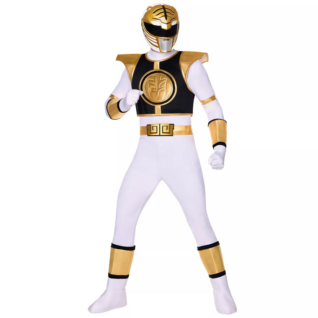 Adult White Power Ranger Costume - Mighty Morphin Power Rangers