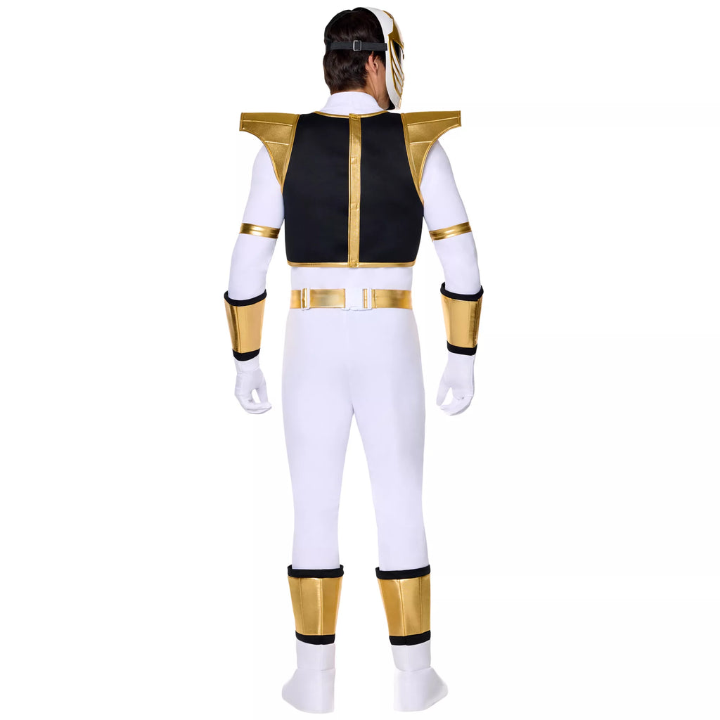 Adult White Power Ranger Costume - Mighty Morphin Power Rangers