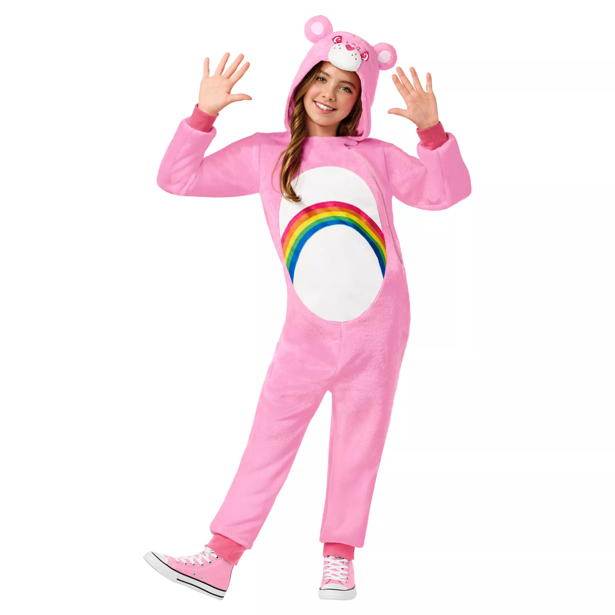 Kids Cheer Bear Jumpsuit Costume - Care Bears