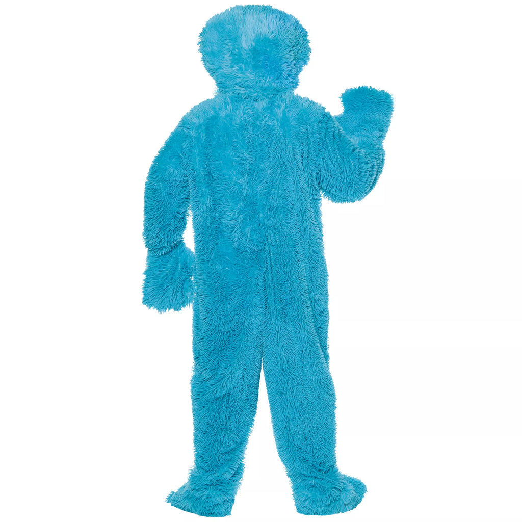 Adult Cookie Monster Jumpsuit Costume - Sesame Street