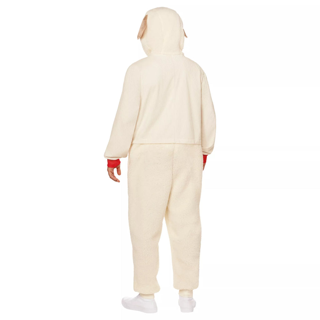 Adult Lamb Chop Jumpsuit Costume