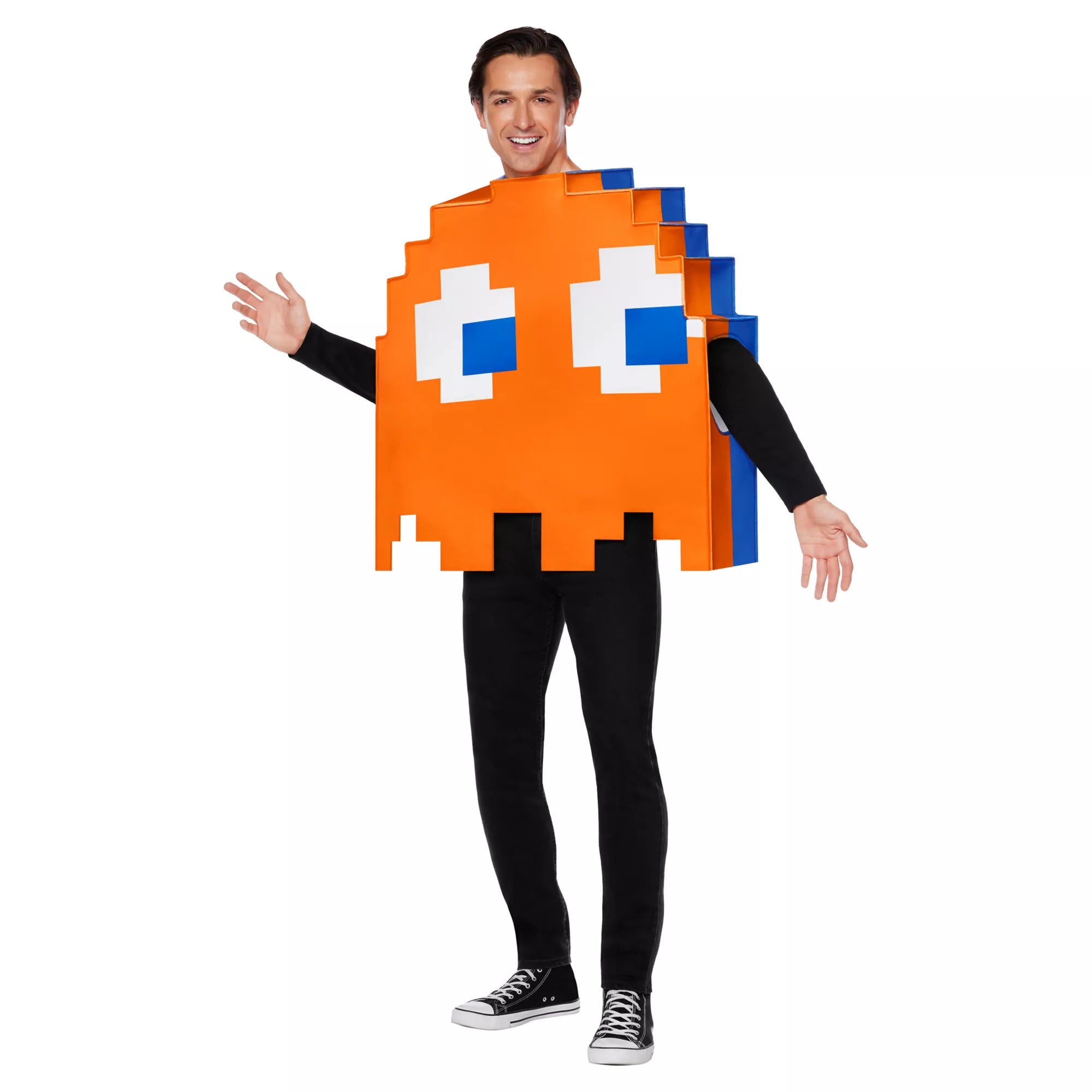 Adult Clyde & Blue Ghost Reversible 3D Costume - Pac-Man