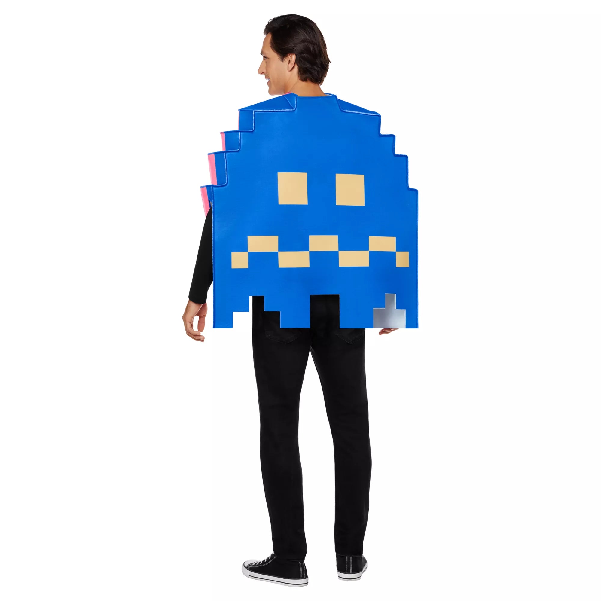 Adult Pinky & Blue Ghost Reversible 3D Costume - Pac-Man