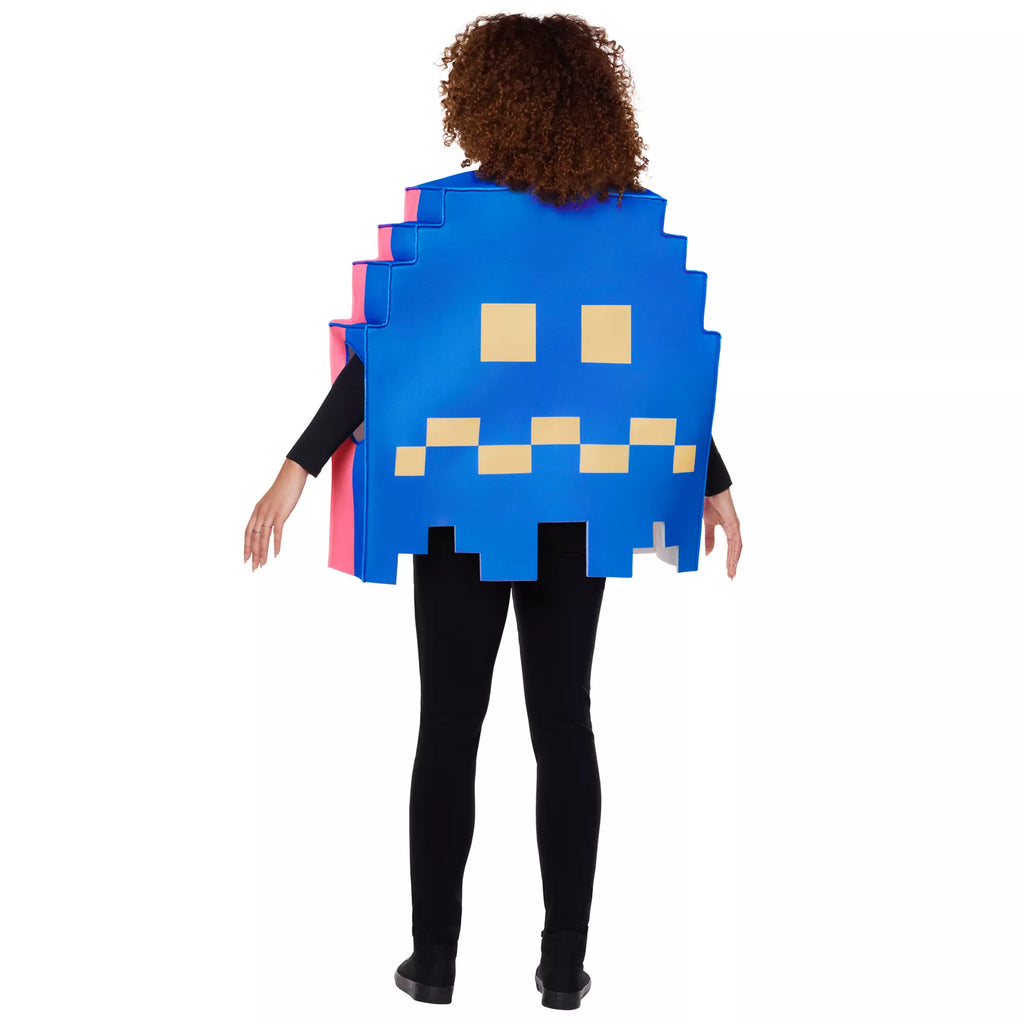 Adult Pinky & Blue Ghost Reversible 3D Costume - Pac-Man