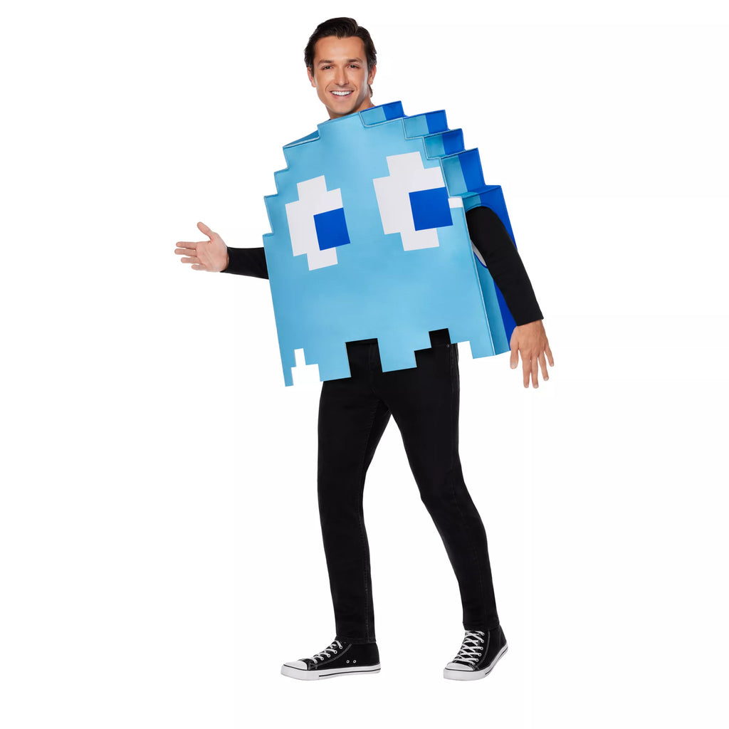 Adult Inky & Blue Ghost Reversible 3D Costume - Pac-Man