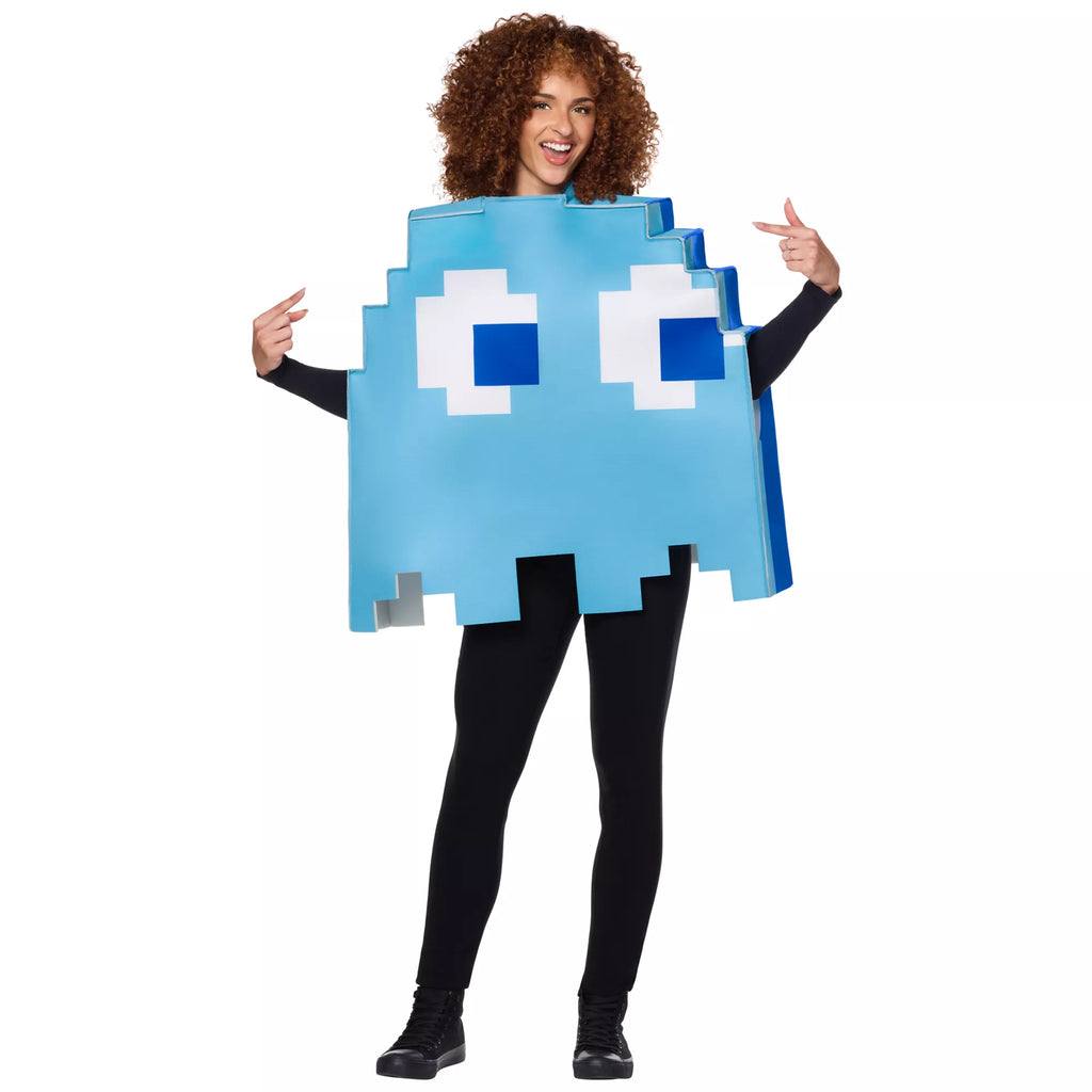 Adult Inky & Blue Ghost Reversible 3D Costume - Pac-Man