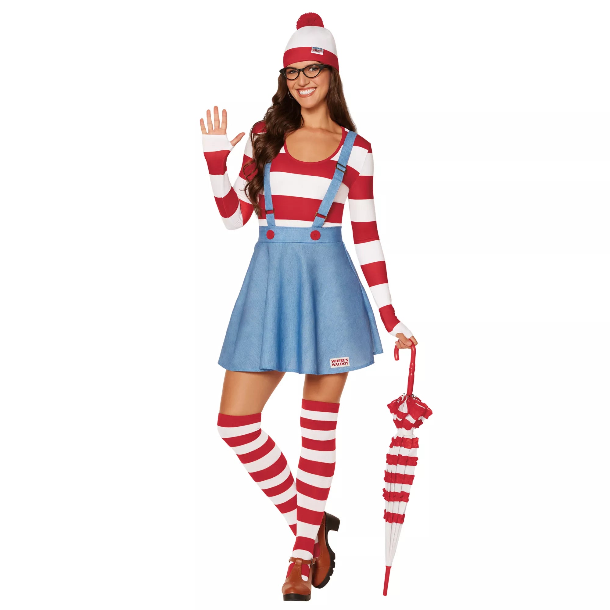 Adult Wenda Dress Costume - Where's Waldo?