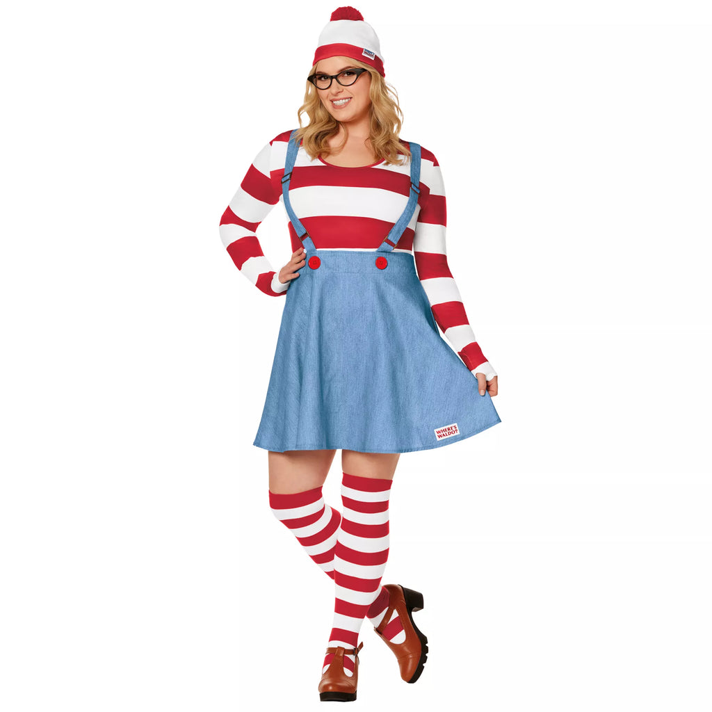 Adult Wenda Dress Costume - Where's Waldo?