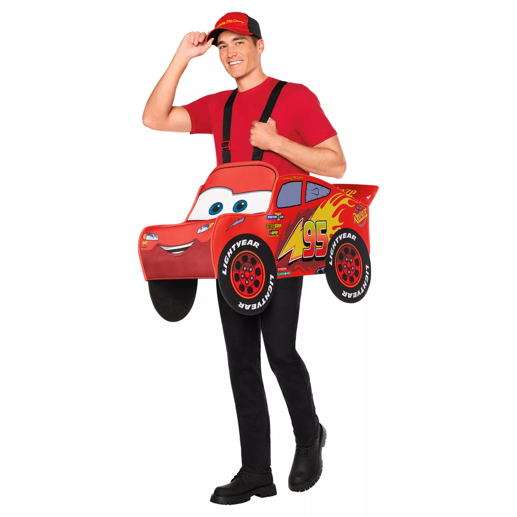 Adult Lightning McQueen Ride-Along Costume - Cars