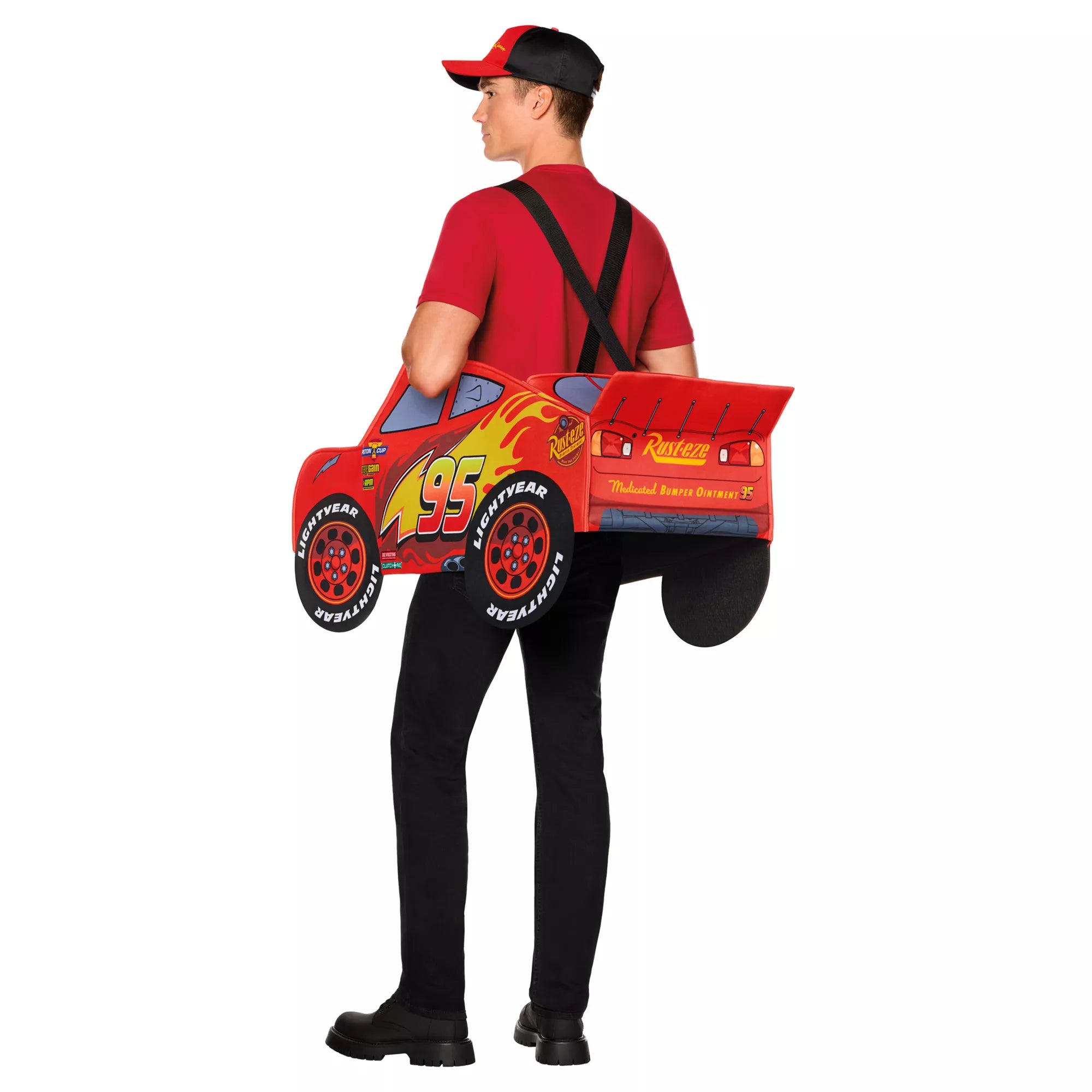 Adult Lightning McQueen Ride-Along Costume - Cars