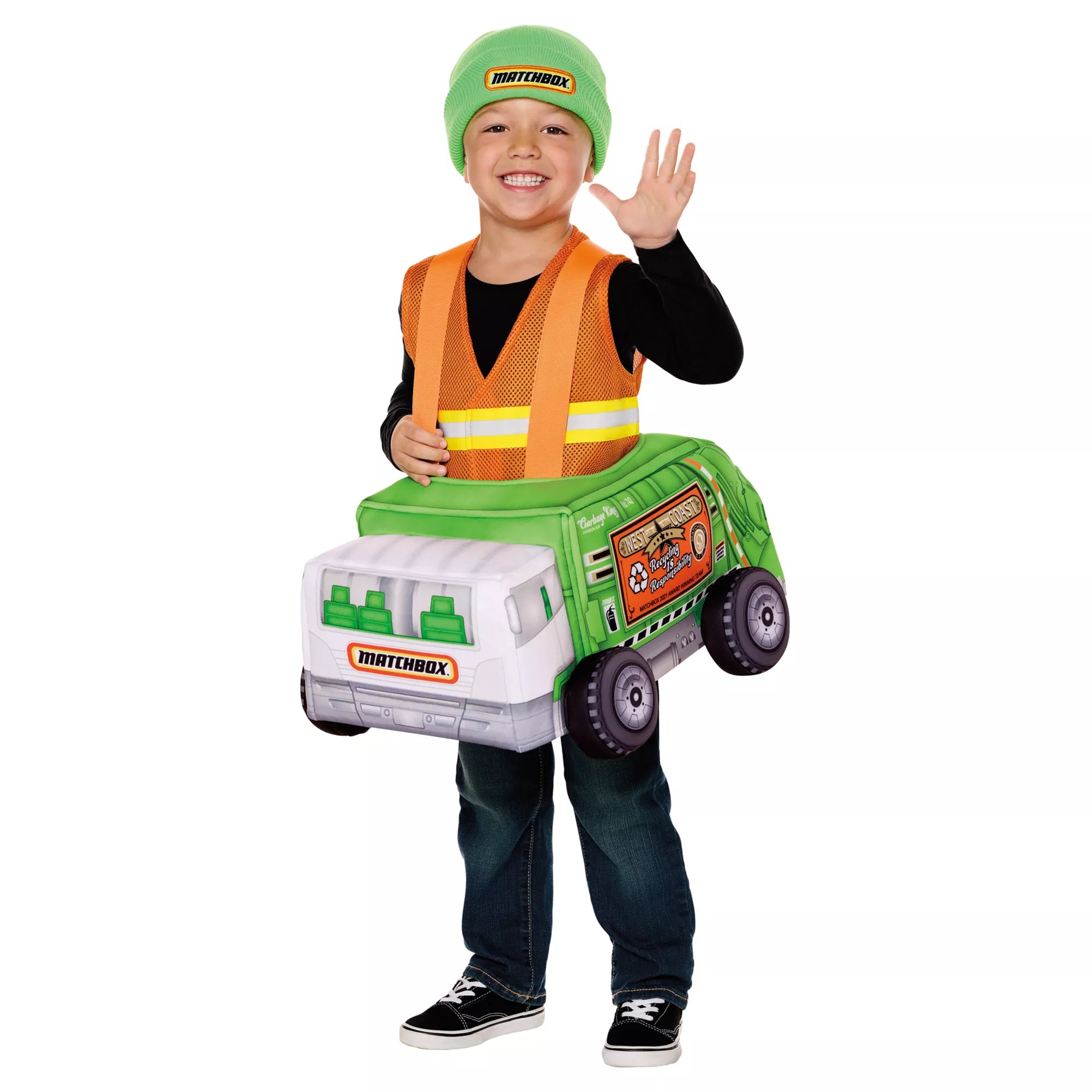 Toddler Matchbox Trash Truck Ride-Along Costume