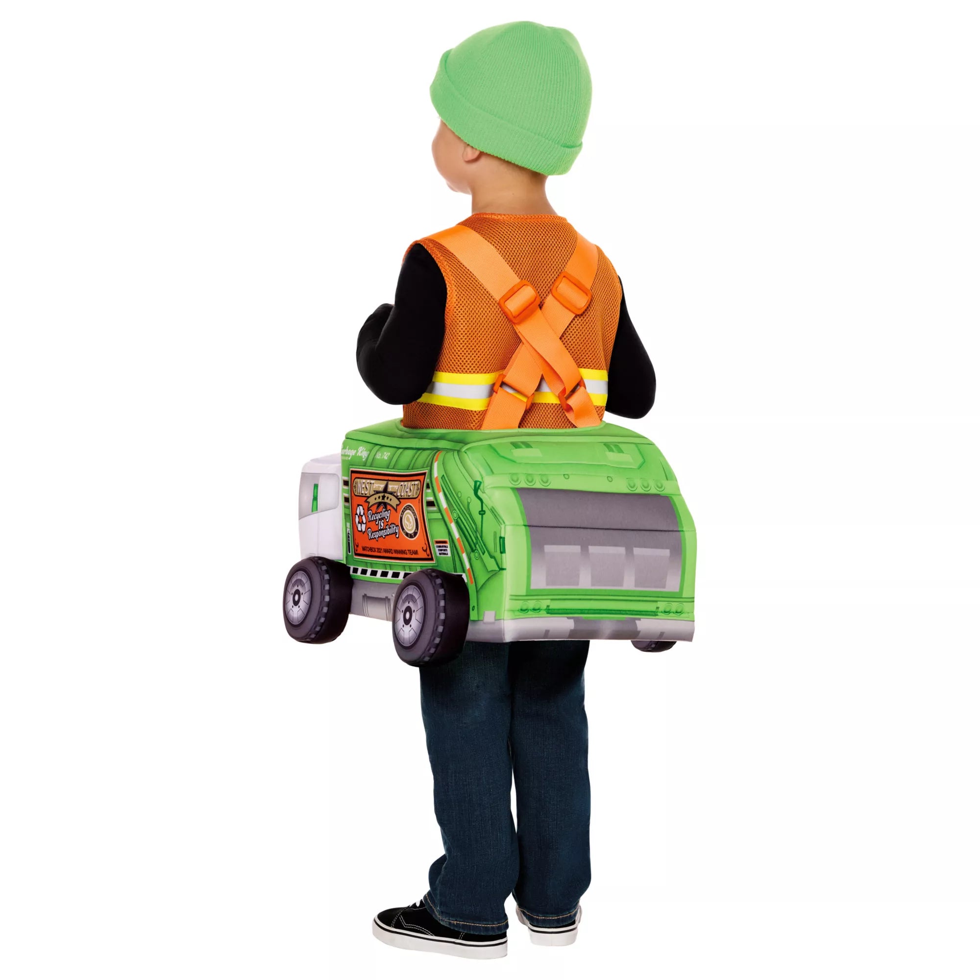 Toddler Matchbox Trash Truck Ride-Along Costume